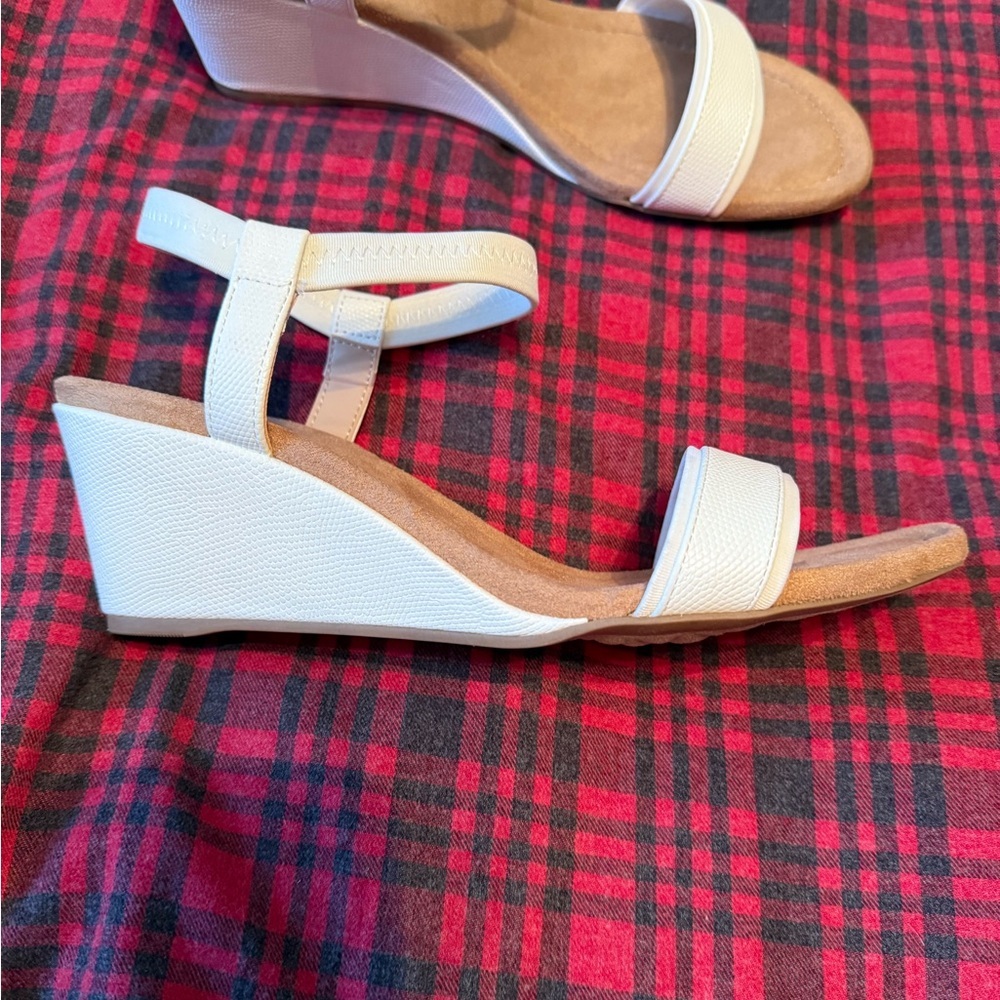 Alfani White Wedge Sandals